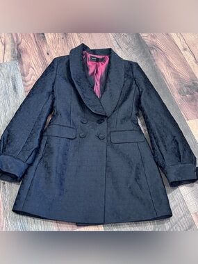 BCBG MAXAZRIA Women Black Coat / Jacket Size XS Great Condition